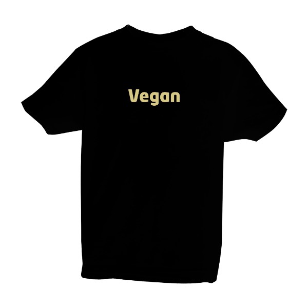 Vegan nápis – dětské tričko Bio neutral
