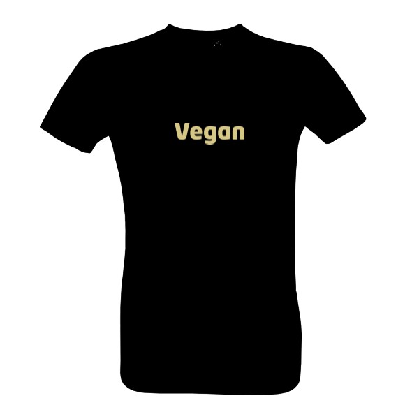 Vegan nápis – pánské tričko Bio neutral