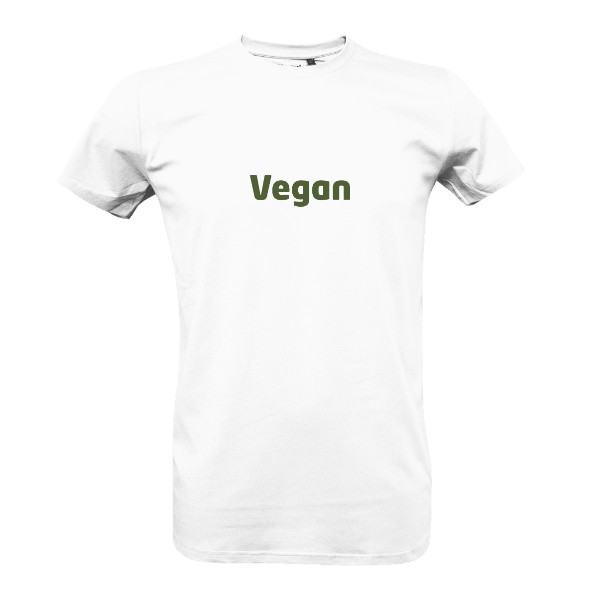 Vegan nápis – pánské tričko Bio neutral