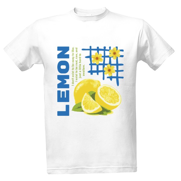 Tričko s potiskem Lemon