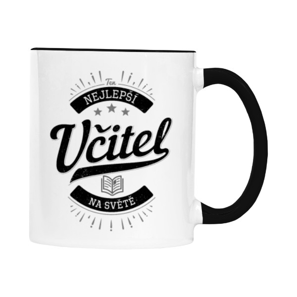 Hrnek malý barevný s potiskem Nejlepší Učitel